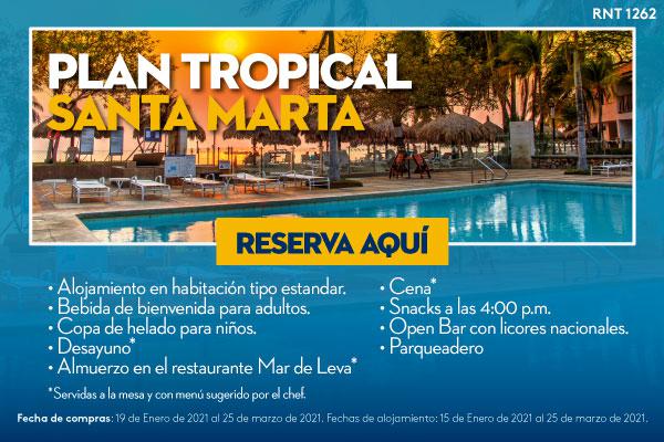 Plan Tropical ESTELAR Santamar Hotel & Centro de Convenciones Santa Marta
